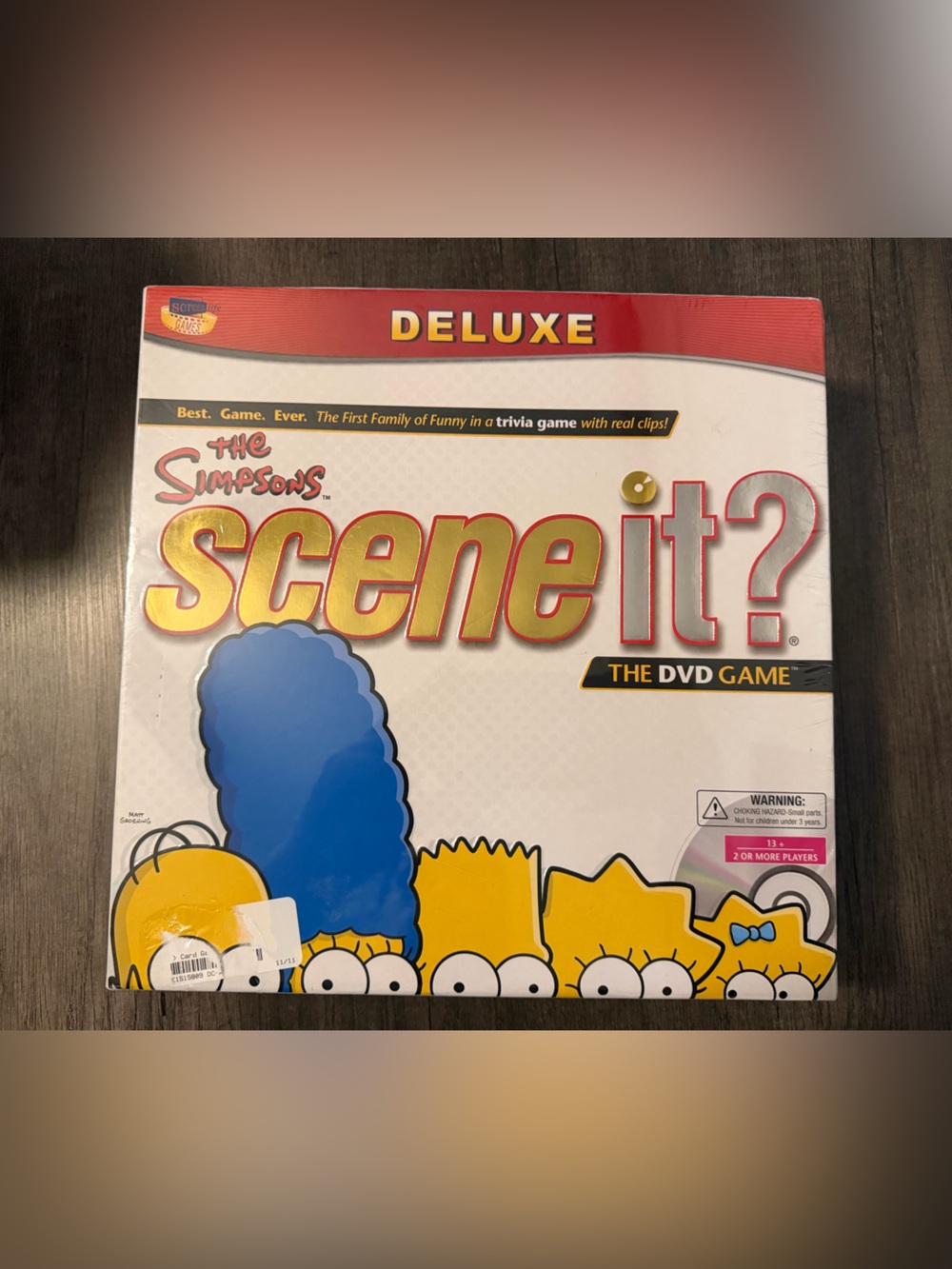 The Simpsons Scene It? Deluxe DVD Game - Yellow & Blue